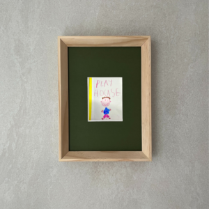 카키 마운트&우드 프레임