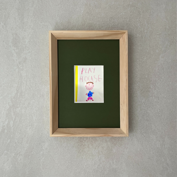 카키 마운트&우드 프레임