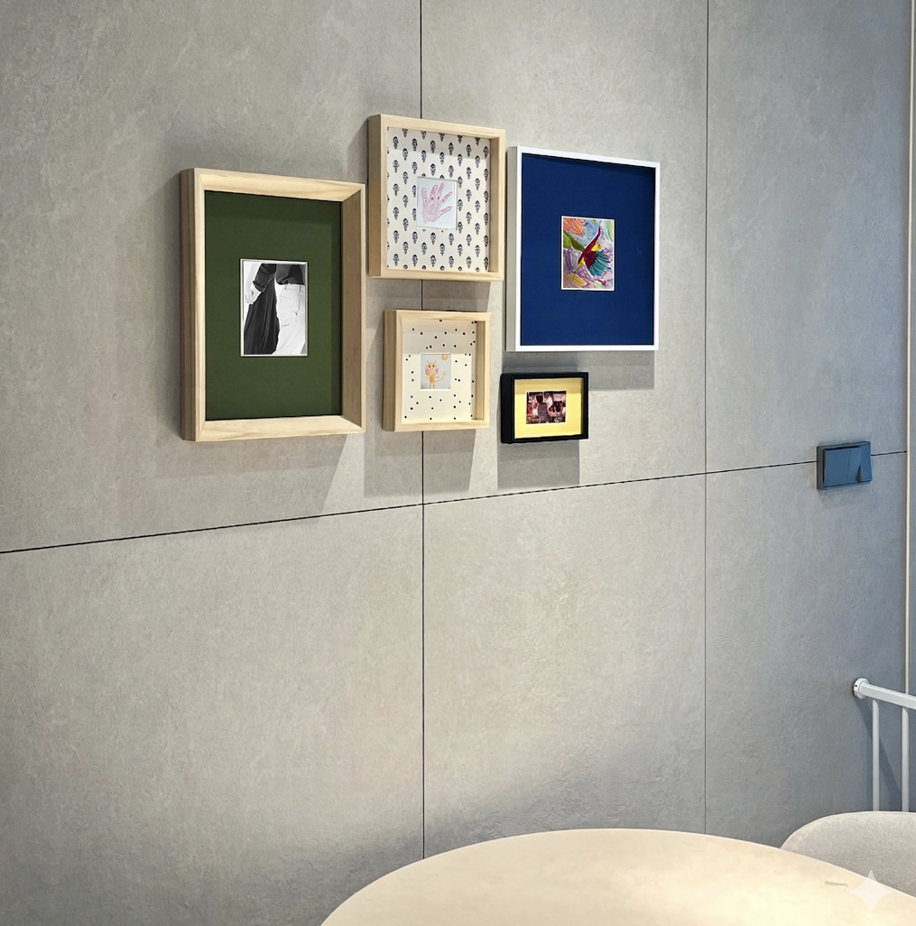 카키 마운트&우드 프레임 A4 size 카키 마운트&우드 프레임 a4 size