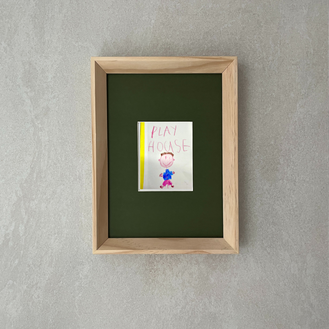 카키 마운트&우드 프레임