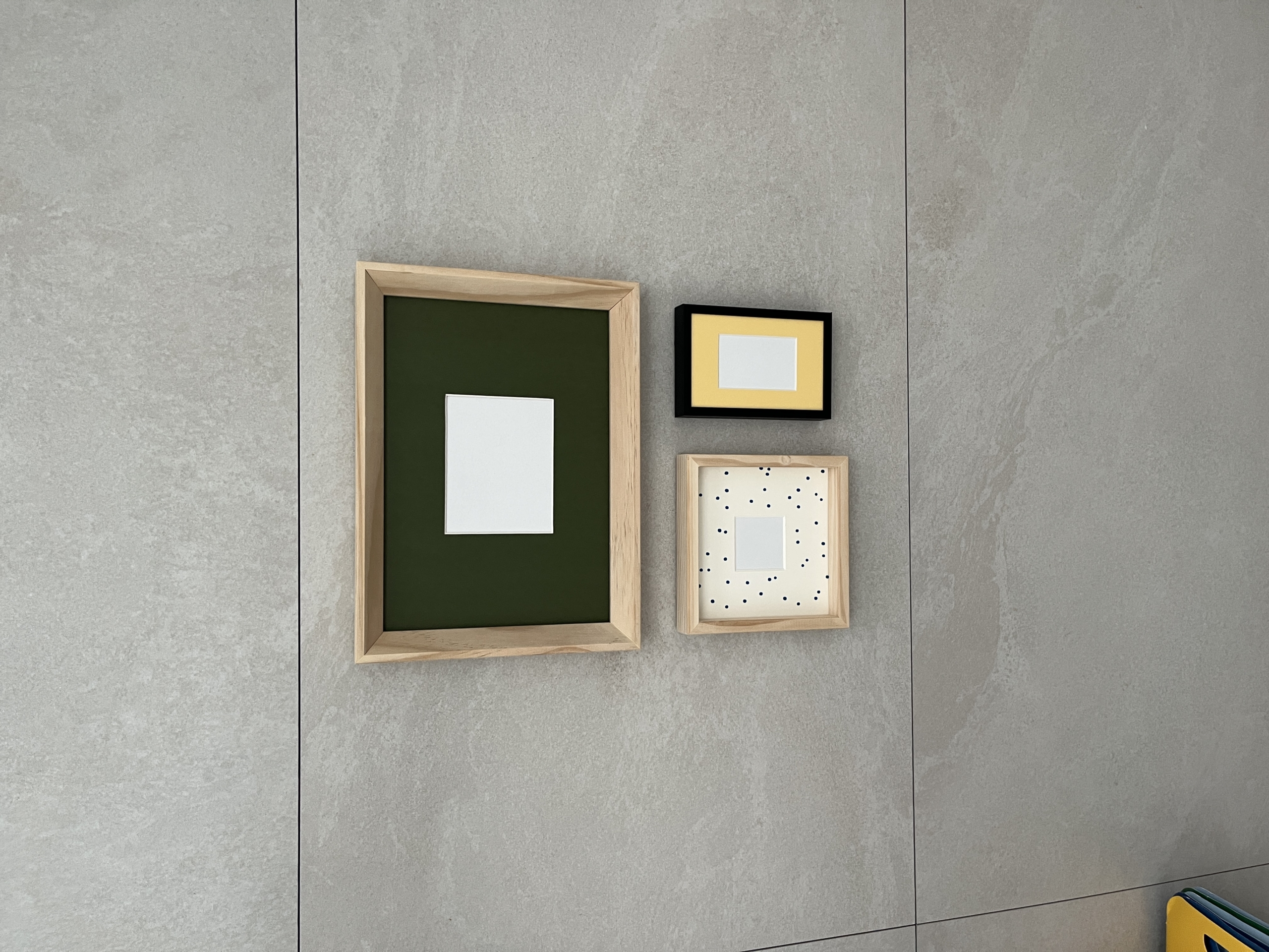 옐로우 마운트 & 블랙 프레임 10*15cm 옐로우 마운트 & 블랙 프레임