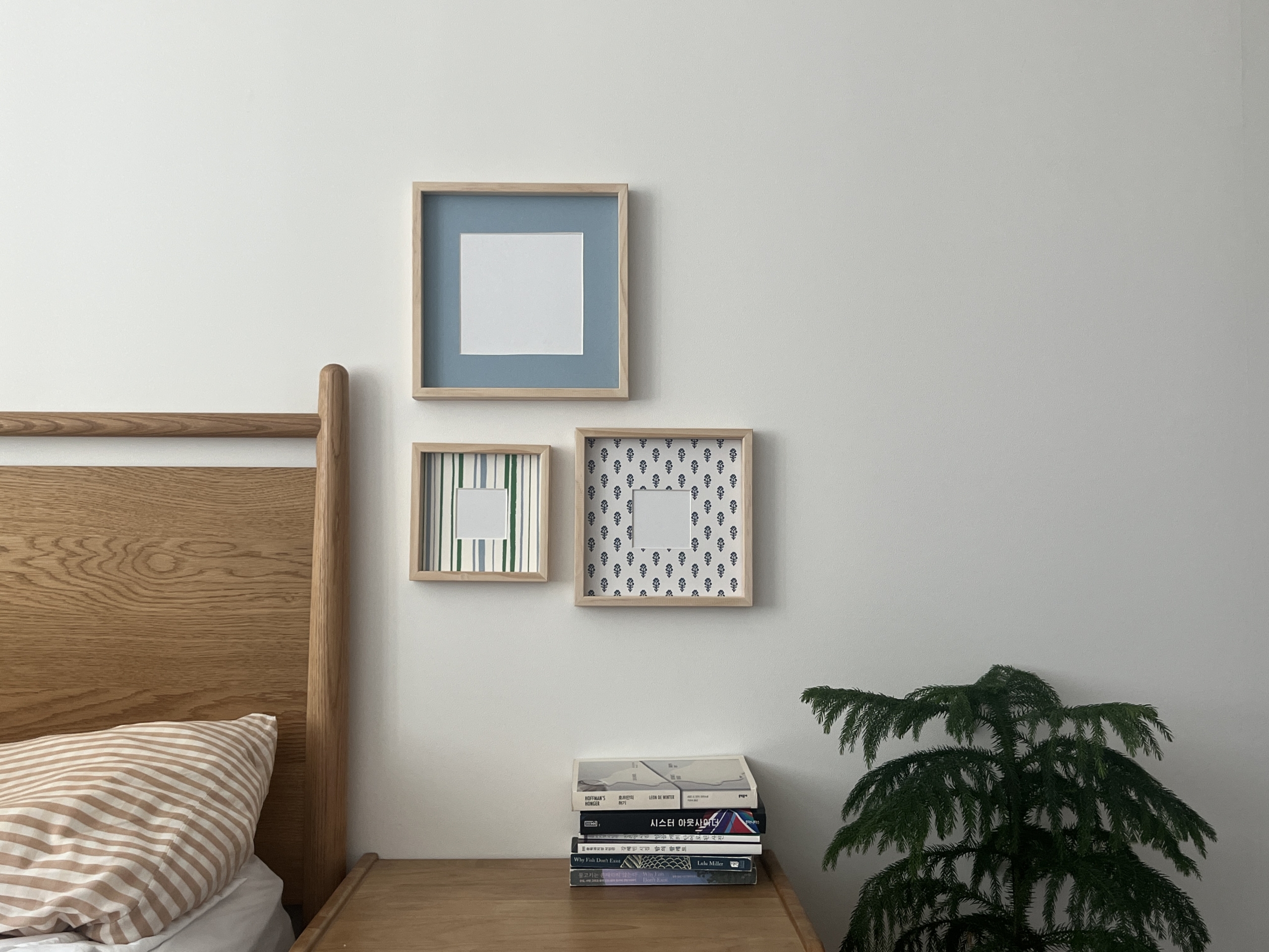 딥블루 마운트 & 화이트 프레임