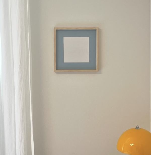 블루스카이 마운트 & 우드 프레임 25*25cm