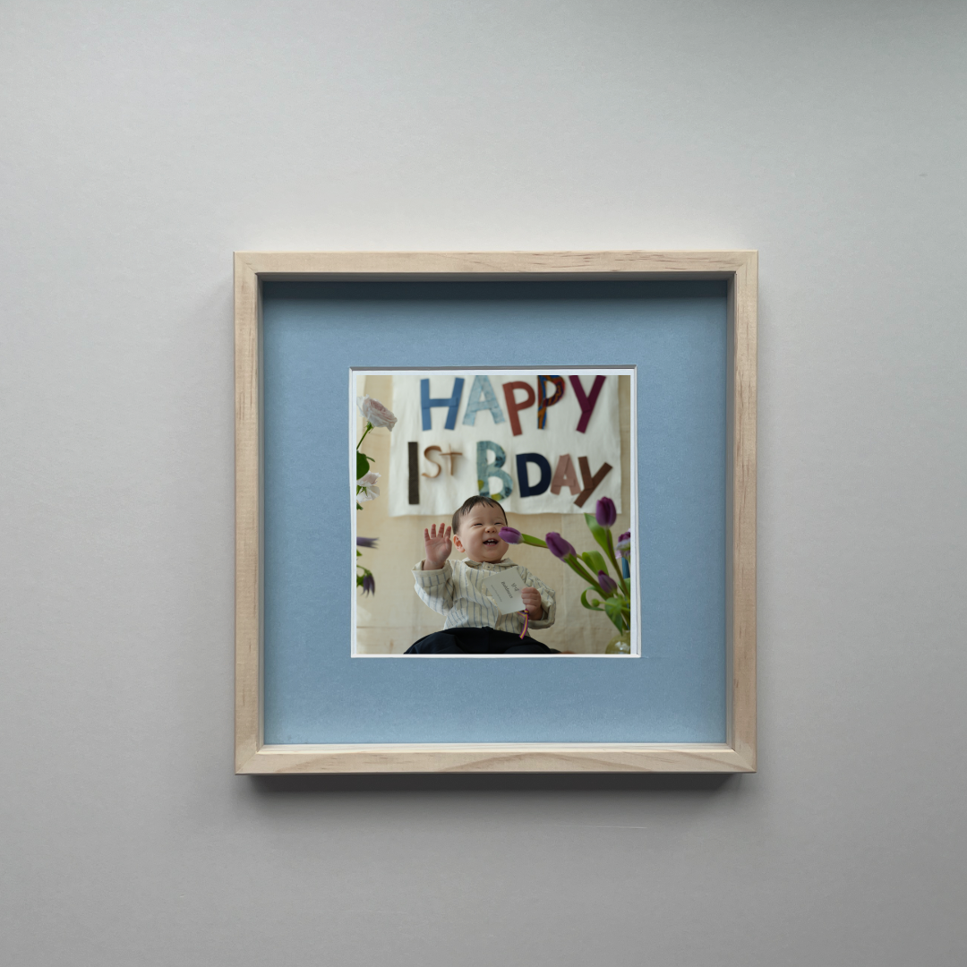 블루스카이 마운트 & 우드 프레임 25*25cm 블루스카이 마운트 & 우드 프레임