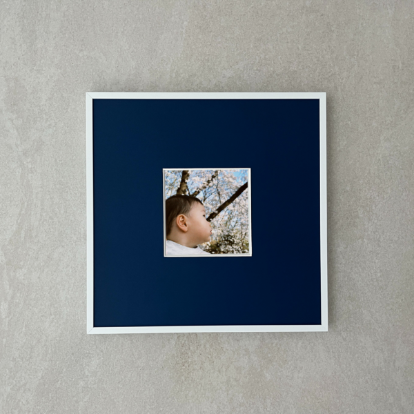 블루 마운트 & 화이트 프레임